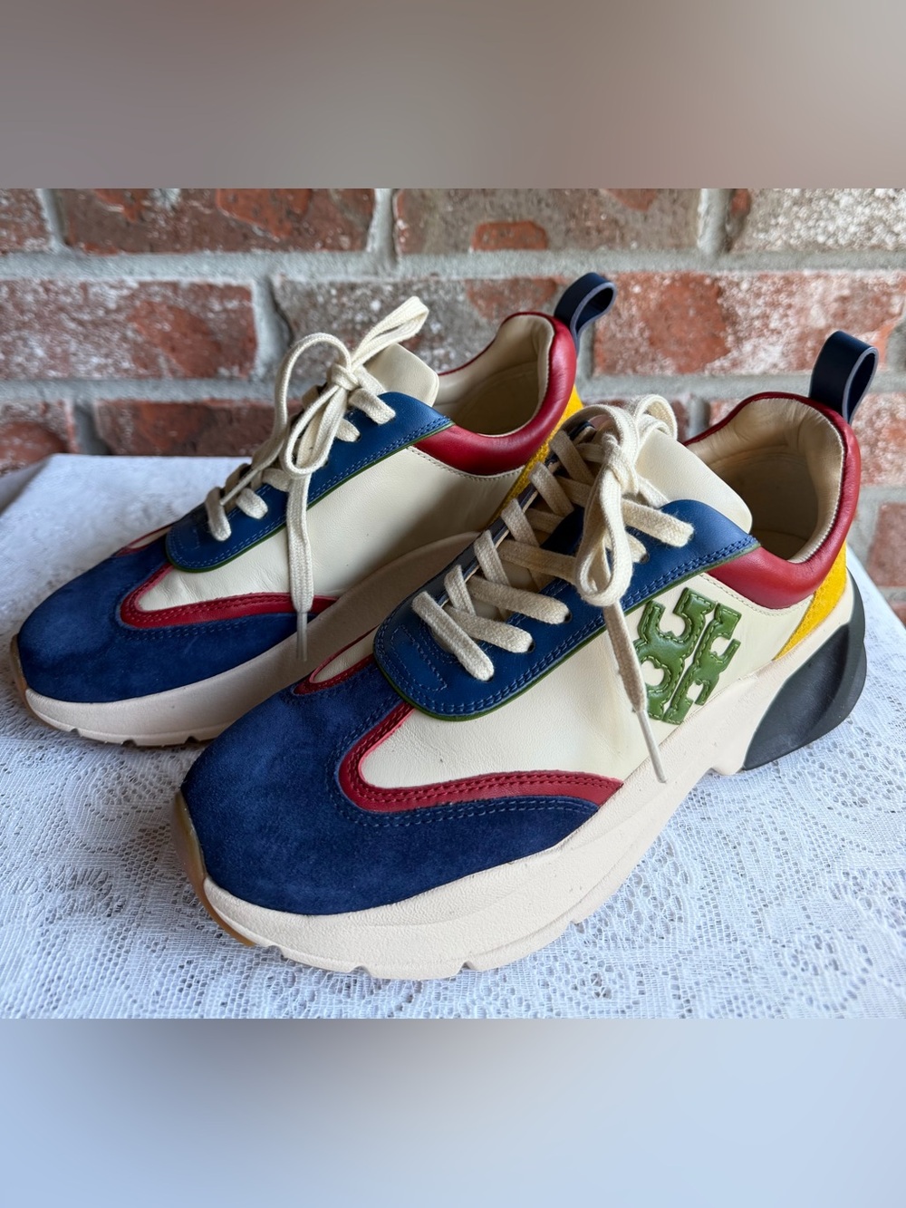 Tory Burch Good Luck Trainers size 6